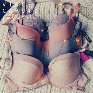 NWT Vince Camuto Gentle Lift Cup Bra 34B Rose